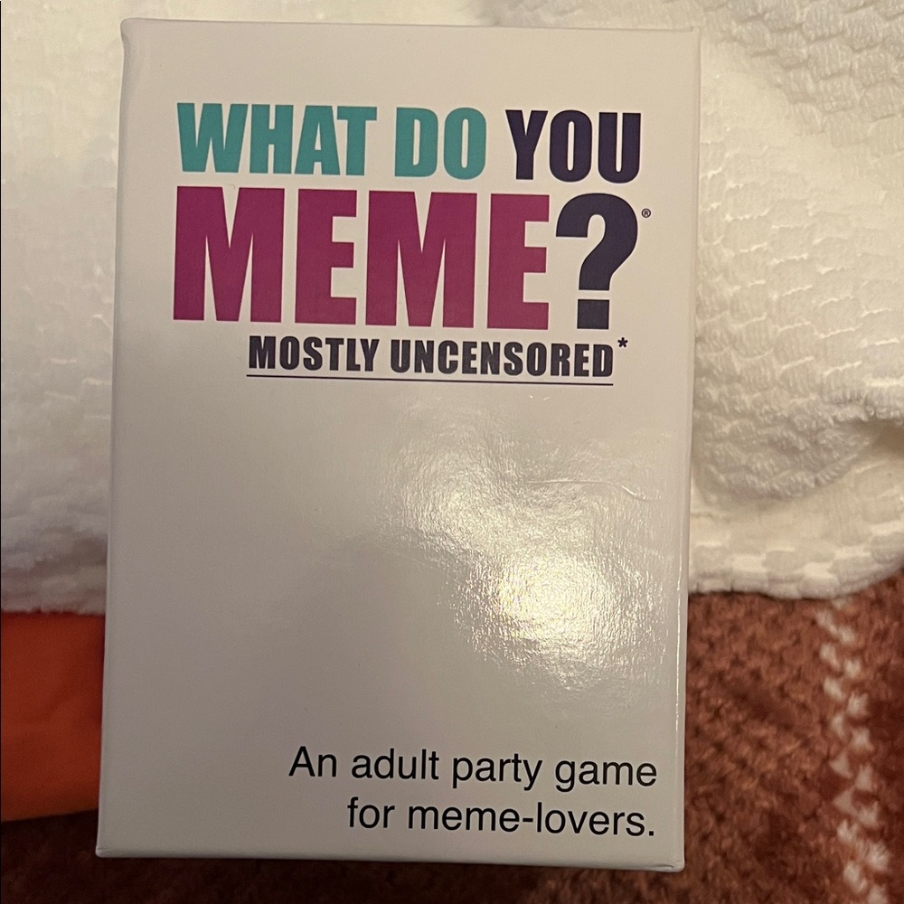 What Do You Meme? Mostly Uncensored Card Game